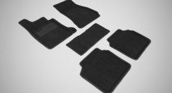 4 999 р. Износостойкие коврики в салон 3D BMW 7 Ser G-12 черные (компл)  BMW 7 серия  G11-G12 (2015-2024). Увеличить фотографию 1
