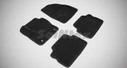 4 799 р. Износостойкие коврики в салон 3D FORD C-MAX черные (компл)  Ford C-max  Mk1 (2007-2010). Увеличить фотографию 1