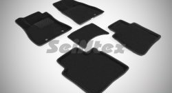 4 999 р. Износостойкие коврики в салон 3D NISSAN SENTRATIIDA черные (компл)  Nissan Sentra  7 (2014-2017). Увеличить фотографию 1