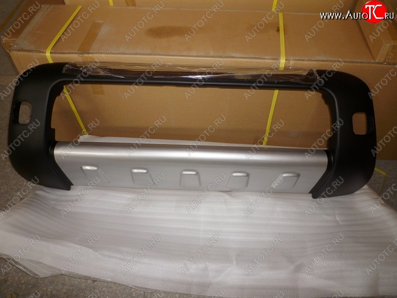 6 099 р. Накладка на передний бампер SuvStyle v2 Toyota RAV4 XA305 5 дв. дорестайлинг (2005-2009) (Неокрашенная)