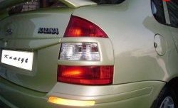 279 р. Накладки задних фонарей Камея  Лада Калина  1118 седан (2004-2013) (Неокрашенные). Увеличить фотографию 1