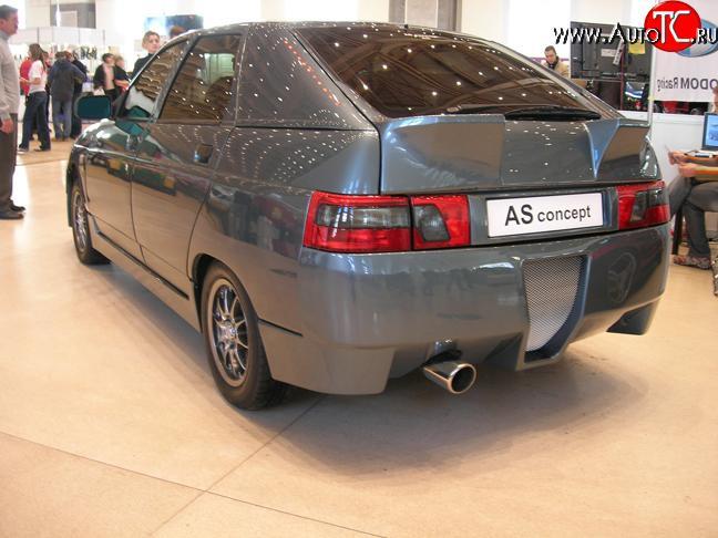 5 749 р. Задний бампер Concept  Лада 2112 ( хэтчбек,  купе) (1999-2009) (Неокрашенный)