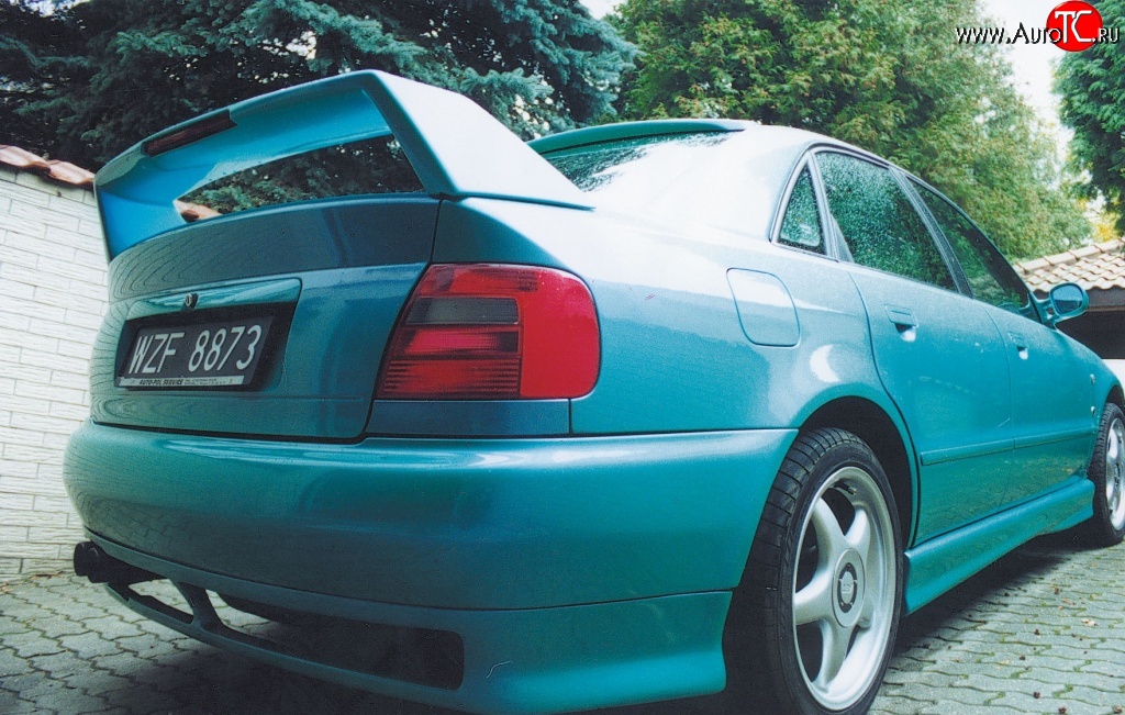 3 199 р. Пороги накладки Rieger  Audi A4 ( B5 8D2 седан,  B5 8D5 универсал) (1994-2001)