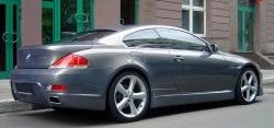 8 949 р. Козырёк (накладка на заднее лобовое стекло) DIABLO  BMW 6 серия  E63 (2003-2007) (Неокрашенный). Увеличить фотографию 1