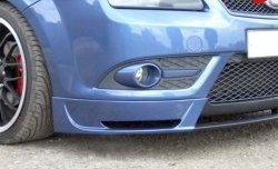 4 999 р. Накладка переднего бампера ST Sport  Ford Focus  2 (2004-2008) (Неокрашенная). Увеличить фотографию 3