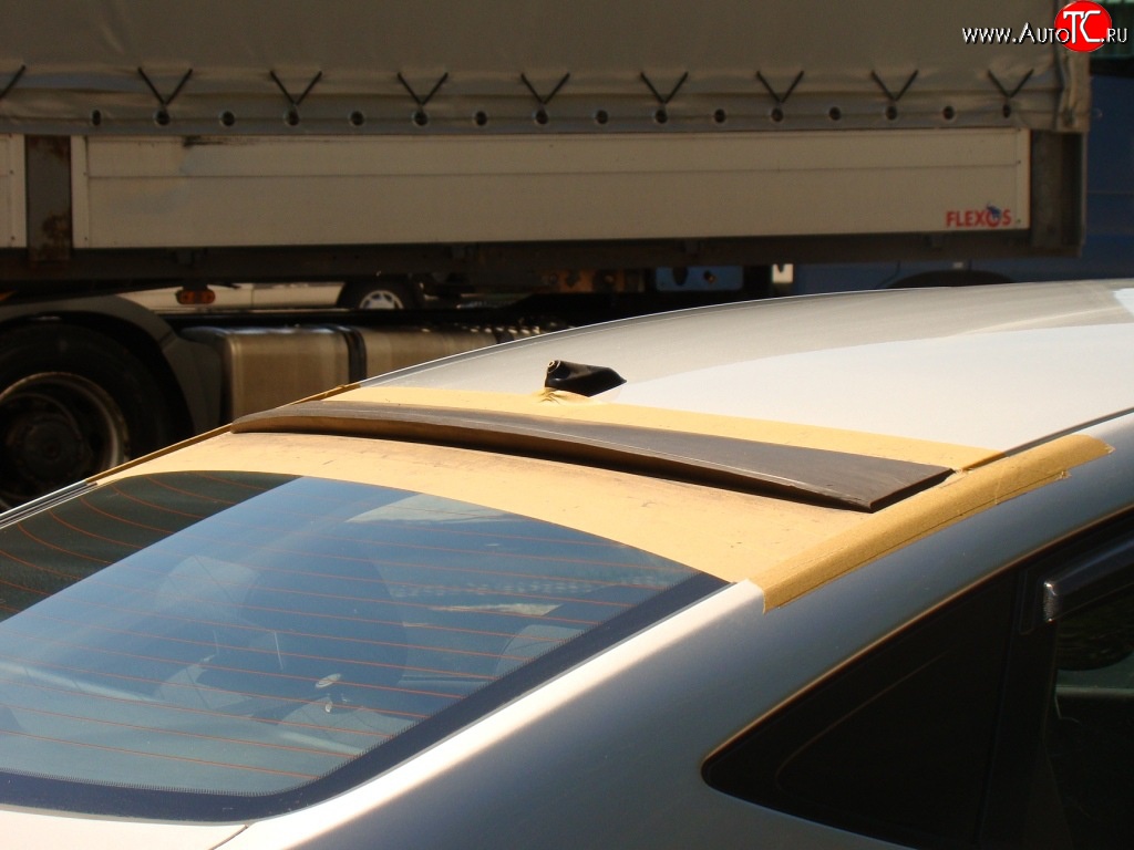 2 799 р. Козырёк на заднее лобовое стекло Sport  Hyundai Solaris  1 седан (2010-2017) (Неокрашенный)