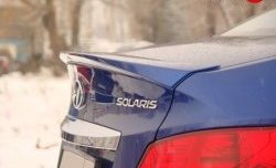 Лип спойлер Sport Hyundai Solaris 1 седан RBr дорестайлинг (2010-2014)