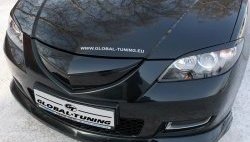 3 049 р. Радиаторная решётка Global-Tuning  Mazda 3/Axela  BK (2003-2006) (Неокрашенная). Увеличить фотографию 1