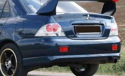 4 499 р. Накладка заднего бампера Sport 2.0 Mitsubishi Lancer 9 1-ый рестайлинг седан (2003-2005) (Неокрашенная). Увеличить фотографию 1