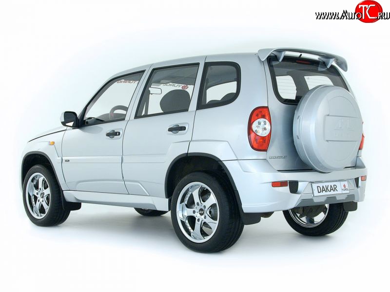 2 499 р. Арки крыльев Dakar Chevrolet Niva 2123 дорестайлинг (2002-2008) (Неокрашенные)