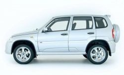 2 499 р. Арки крыльев Dakar  Chevrolet Niva  2123 (2002-2008), Лада 2123 (Нива Шевроле) (2002-2008) (Неокрашенные). Увеличить фотографию 2
