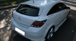689 р. Комплект накладок задних фонарей Global Tuning Opel Astra H GTC хэтчбек 3 дв. дорестайлинг (2004-2007) (Неокрашенные). Увеличить фотографию 1