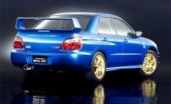 6 599 р. Спойлер Subaru WRX  Subaru Impreza  GD (2000-2007) (Неокрашенный). Увеличить фотографию 1
