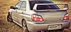 6 599 р. Спойлер Subaru WRX  Subaru Impreza  GD (2000-2007) (Неокрашенный). Увеличить фотографию 2