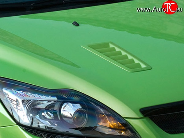 2 499 р. Комплект жабер на капот RS (под окраску) Лада Калина 1118 седан (2004-2013) (Неокрашенные)