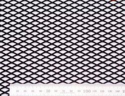 469 р. Алюминиевая чёрная сетка Ромб   (100х25 см (ячейка 10 мм)). Увеличить фотографию 1