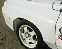 4 149 р. Передние крылья Subaru-Style Лада 2113 (2004-2013) (Неокрашенные). Увеличить фотографию 4