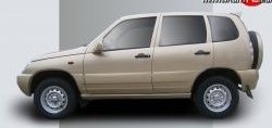 1 069 р. Пороги накладки KURAJ  Chevrolet Niva  2123 (2002-2008), Лада 2123 (Нива Шевроле) (2002-2008) (Глянец, Неокрашенные). Увеличить фотографию 2