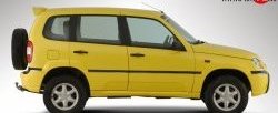 2 149 р. Пороги накладки Ниагара  Chevrolet Niva  2123 (2002-2008), Лада 2123 (Нива Шевроле) (2002-2008) (Неокрашенные). Увеличить фотографию 1