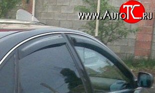 999 р. Комплект дефлекторов окон (ветровиков) 4 шт. (седан) Russtal  Audi A6  C6 (2004-2008)