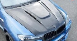 32 249 р. Пластиковый капот Hamman Style  BMW X5  E70 (2006-2013) (Неокрашенный). Увеличить фотографию 1