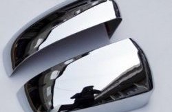 6 899 р. Накладки на зеркала СТ  BMW X5  E70 (2006-2010) (Неокрашенные). Увеличить фотографию 2