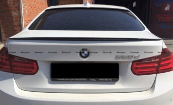 3 399 р. Лип спойлер M АВТОКРАТ  BMW 3 серия  F30 (2012-2018) (Лезвие, Неокрашенный). Увеличить фотографию 1