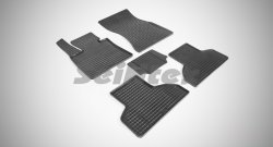 Износостойкие коврики в салон с рисунком Сетка SeiNtex Premium 4 шт. (резина) BMW X5 F15 (2013-2018)