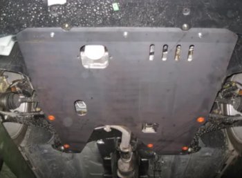 4 599 р. Защита картера двигателя и КПП (V-1,6) Alfeco Chery M11 A3 хэтчбэк (2008-2017) (Сталь 2 мм). Увеличить фотографию 1