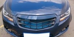 3 529 р. Радиаторная решётка (дорестайлинг) Sport v2 Chevrolet Cruze седан J300 (2009-2012) (Неокрашенная). Увеличить фотографию 1