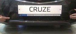2 899 р. Сетка на бампер Novline  Chevrolet Cruze ( седан,  хэтчбек) (2009-2015). Увеличить фотографию 1