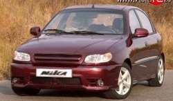 Пороги накладки (хетчбек) Nika 2 Daewoo Sense Т100 седан (1997-2008)