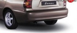 4 749 р. Задний бампер Стандартный (Тайвань) Daewoo Sense Т100 седан (1997-2008) (Окрашенный). Увеличить фотографию 1
