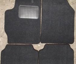 Комплект универсальных ковриков в салон Element №4. (текстиль) Mitsubishi Colt Z20, Z30 хэтчбэк 3 дв. дорестайлинг (2002-2009)