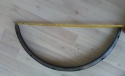 1 389 р. Универсальные расширители колёсных арок Uni   (Вылет 50 мм(с сужениями к краям), Шагрень). Увеличить фотографию 4