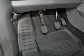 1 699 р. Коврики в салон (полиуретан) Element Ford Focus 2  седан дорестайлинг (2004-2008). Увеличить фотографию 1