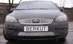 4 999 р. Декоративная вставка решетки радиатора Berkut Ford Focus 2 хэтчбэк 5 дв. дорестайлинг (2004-2008). Увеличить фотографию 1