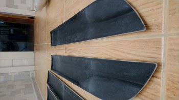 1 749 р. Комплект нижних молдингов на дверь Софи-2 Лада Гранта 2190 седан дорестайлинг (2011-2017) (Неокрашенные). Увеличить фотографию 10