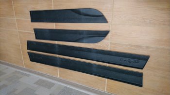 1 749 р. Комплект нижних молдингов на дверь Софи-2 Лада Калина 1117 универсал (2004-2013) (Неокрашенные). Увеличить фотографию 9