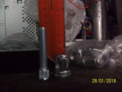 299 р. Забивная шпилька 55 мм ступицы Вектор M12 1.5 55 ТАГАЗ Tingo (2011-2014). Увеличить фотографию 2