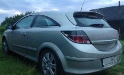 4 049 р. Спойлер на дверь багажника Global Tuning  Opel Astra  H GTC (2004-2009) (Неокрашенный). Увеличить фотографию 6