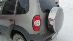 6 999 р. Бокс запасного колеса Ралекс-Тюнинг Chevrolet Niva 2123 дорестайлинг (2002-2008) (215/65R16, Тарелочка неокрашенная). Увеличить фотографию 4