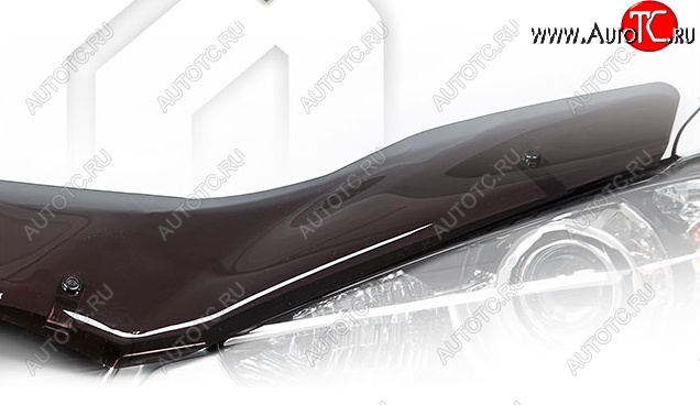 1 989 р. Дефлектор капота CA-Plastiс  Honda Freed Spike  1 (2010-2011) (Classic полупрозрачный, Без надписи)