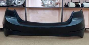 4 999 р. Бампер задний ATEK Hyundai Elantra AD дорестайлинг (2016-2019) (Неокрашенный). Увеличить фотографию 1