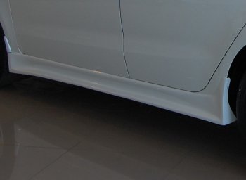 Пороги накладки LitCompany Hyundai Solaris 1 седан RBr дорестайлинг (2010-2014)