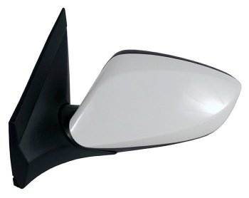 2 599 р. Боковое левое зеркало заднего вида SAT (обогрев, 5 контактов) Hyundai Solaris 1 седан RBr дорестайлинг (2010-2014) (Неокрашенное). Увеличить фотографию 1