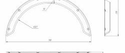5 269 р. Универсальные арки New School (50 мм) KIA Cerato 2 TD седан (2008-2013) (Усиленные шагрень: 4 шт (3 мм)). Увеличить фотографию 1