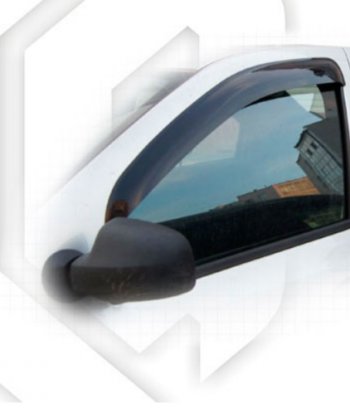 1 799 р. Дефлектора окон (фургон) CA-Plastic  Лада Ларгус (2012-2021) (Classic полупрозрачный). Увеличить фотографию 1