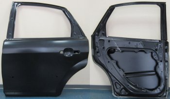 10 849 р. Левая дверь задняя BodyParts Ford Focus 2 хэтчбэк 5 дв. рестайлинг (2007-2011) (Неокрашенная). Увеличить фотографию 1