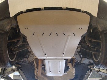 13 899 р. Защита картера двигателя (V-3.0i, V-4.4i, V-3.0D, алюминий) TCC BMW X5 F15 (2013-2018). Увеличить фотографию 1